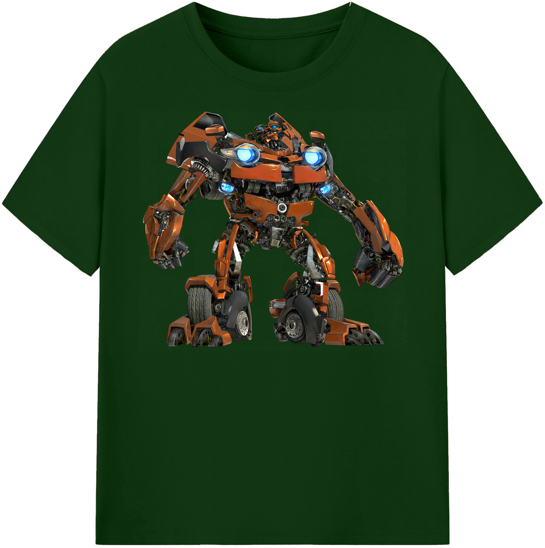 （画像用） Transformers トランスフォーマー 綿100％半袖Tシャツ（フロントプリント）